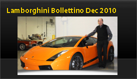 Ken Lingenfelter in Lamborghini Bollettino